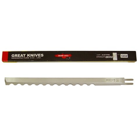 Dik Kumaş Kesim Motoru Dalgalı Bıçak / 12EW 12ADET görseli 2