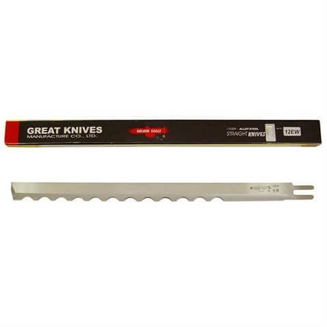 Dik Kumaş Kesim Motoru Dalgalı Bıçak / 12EW 12ADET görseli 3