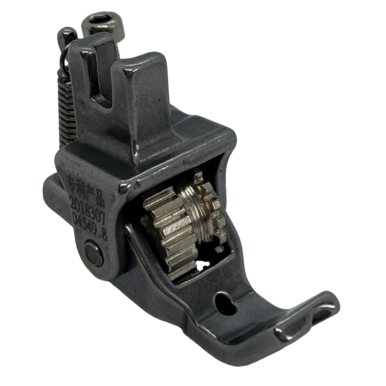 Düz Makine Fitil Tırnaklı Metal Teker Ayak / HS-GL09 1/8 görseli 1
