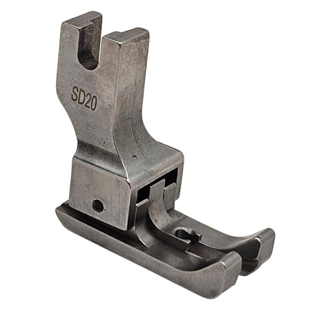 Düz Makine Geniş Tabanlı Çiftli Çima Ayak 2mm / SD20 görseli 3