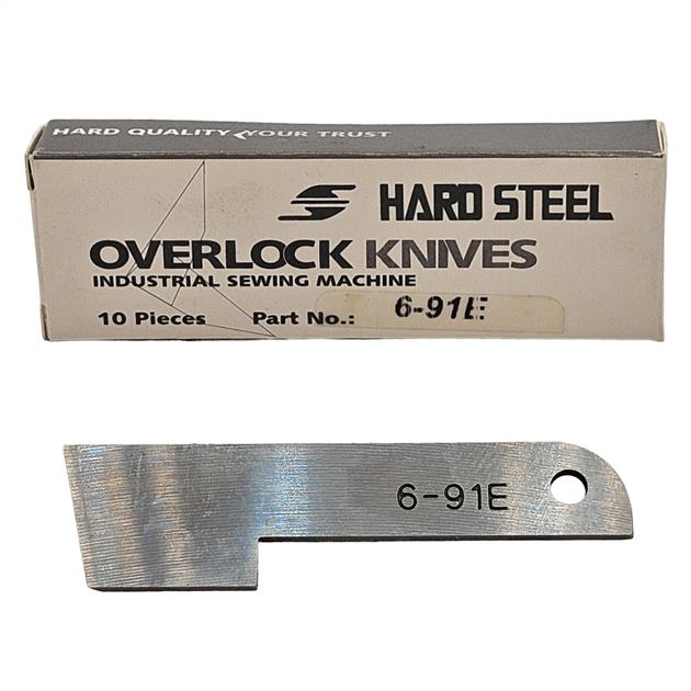 Merrow Topbaşı 5D Alt Bıçak / 6-91E 10ADET görseli 3