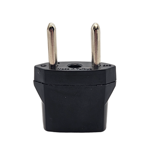 Amerikan Priz Dönüştürücü Siyah 6A 110V-250VAC / SI-W375 görseli 2