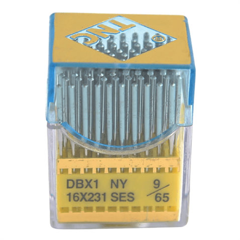 Düz Makine İnce Dip Yanmaz Dikiş İğnesi / DBX1 SES PVD 9/65 100ADET görseli 2