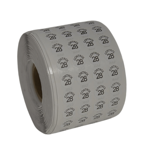 Etiketleme Makinesi Kontrol Etiket 28 No (5 Rulo 50.000 Adet) görseli 2
