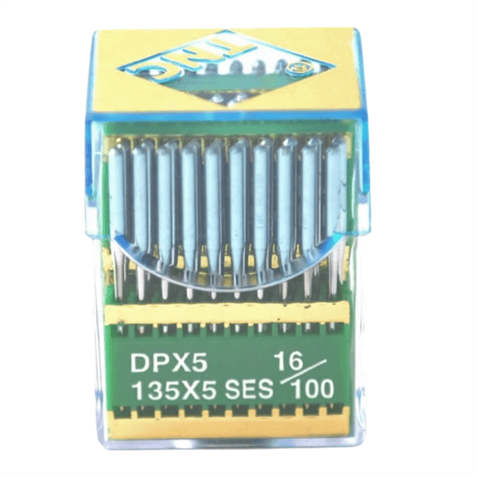 Düz Makine Kalın Dip Yanmaz Dikiş İğnesi / DPX5 SES PVD 16/100 100ADET görseli 2