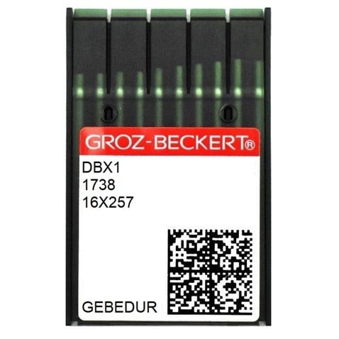 Düz Makine İnce Dip Dikiş İğnesi / DBX1 (16X231) GEBEDUR 18/110 100ADET görseli 2