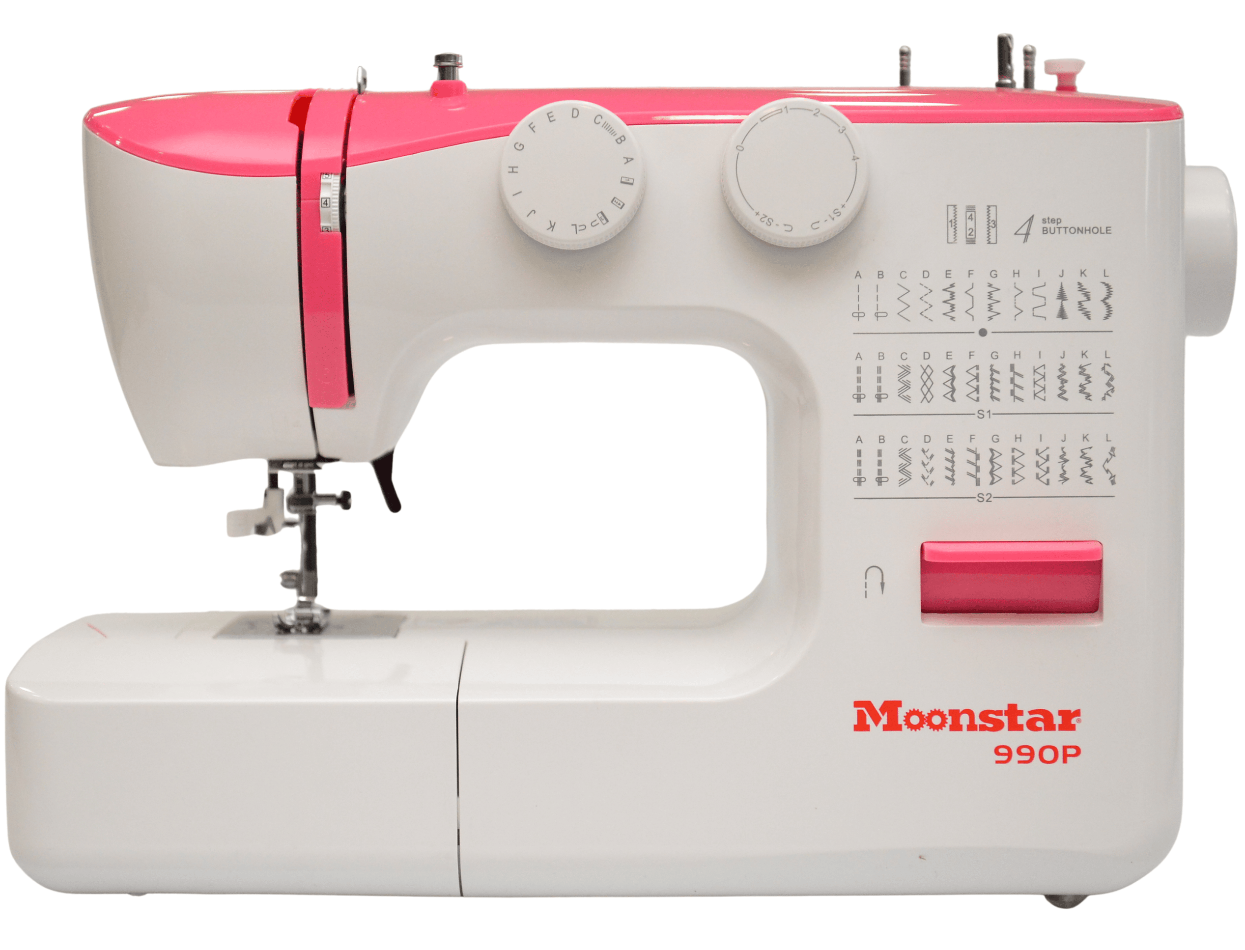 Ev Tipi Düz Dikiş Makinesi 36 Desenli Pembe / Model 990P