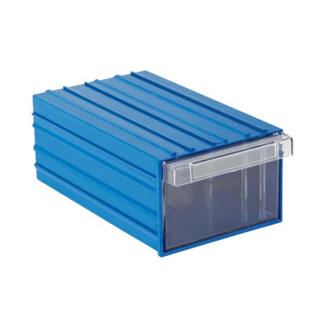 Plastik Çekmece Mavi Şeffaf 136X230X96mm / 140 16Adet görseli 3