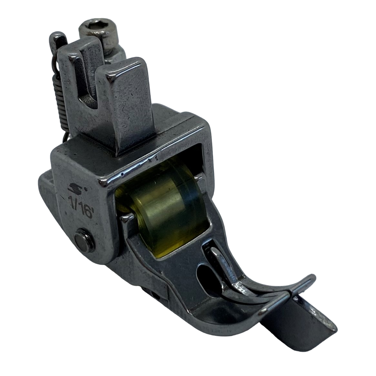 Düz Makine Sp-18 Model Tırnaklı Çima Sarı Teker Ayak / HS-GL04 1/16 görseli 1