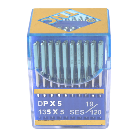 Düz Makine Kalın Dip Yanmaz Dikiş İğnesi / DPX5 SES PVD 19/120 100ADET görseli 2