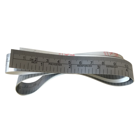 Makine Tabla Üstü Yapışkanlı Mezura 1 Metre görseli 2