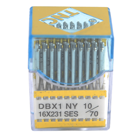 Düz Makine İnce Dip Yanmaz Dikiş İğnesi / DBX1 SES PVD 10/70 100ADET görseli 3