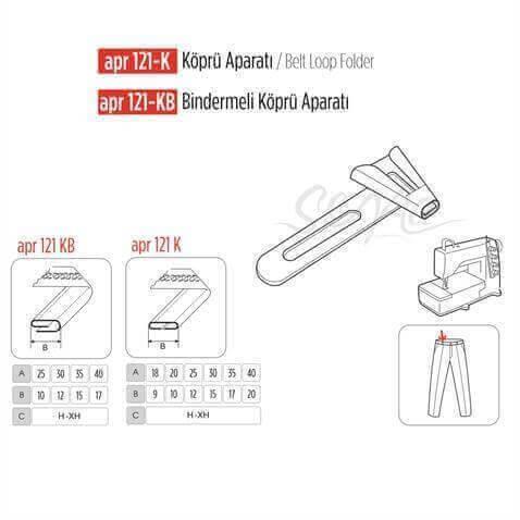 Köprü Aparatı 18x9mm / APR 121-K görseli 3