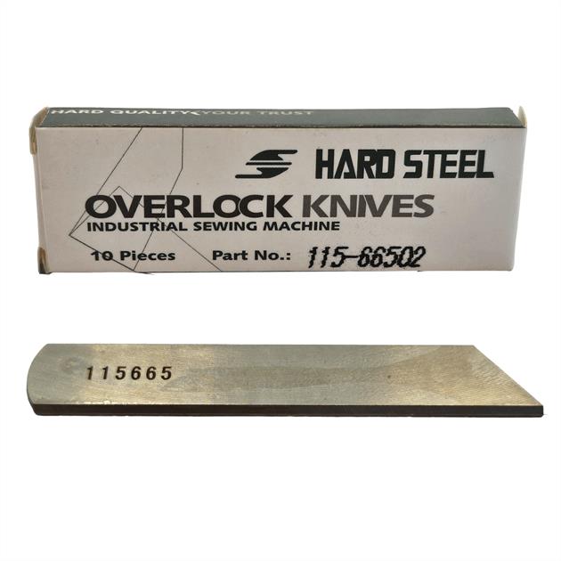 Juki Overlok 6700-6900 Alt Bıçak / 115-66502 10ADET görseli 3