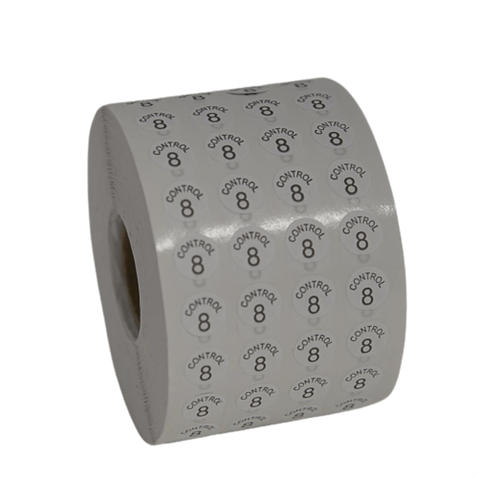 Etiketleme Makinesi Kontrol Etiket 8 No (5 Rulo 50.000 Adet) görseli 3