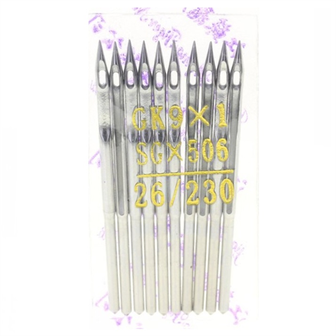 Akülü Çuvalağzı Dikiş Makinesi İğnesi / GK9X1 (SGX506) 230/26 10ADET görseli 2