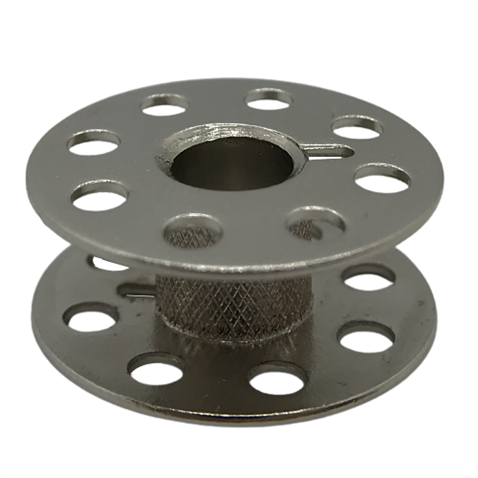 Düz Makine Metal Beyaz Tırnaklı-İçi Tırtıklı Masura / 270010QWS görseli 2