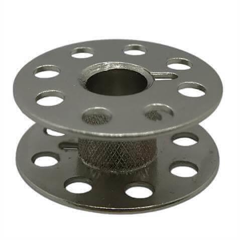 Düz Makine Metal Beyaz Tırnaklı-İçi Tırtıklı Masura / 270010QWS görseli 3