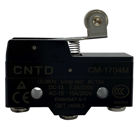 Makaralı Kısa Palet Mikro Siviç Şalter / CM-1704M görseli 2