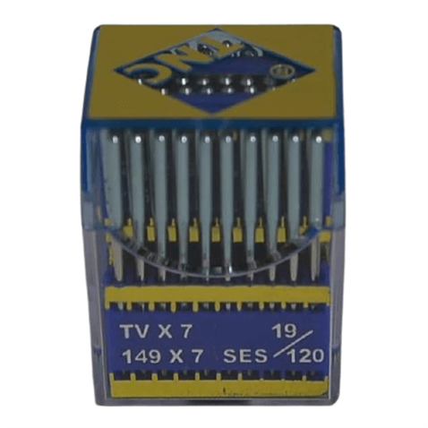 Kollu Yanmaz Dikiş İğnesi / TVX7(149X7) SES PVD 19/120 100ADET görseli 2