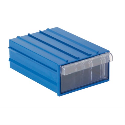 Plastik Çekmece Mavi Şeffaf 100X138X52mm / 202 20Adet görseli 3