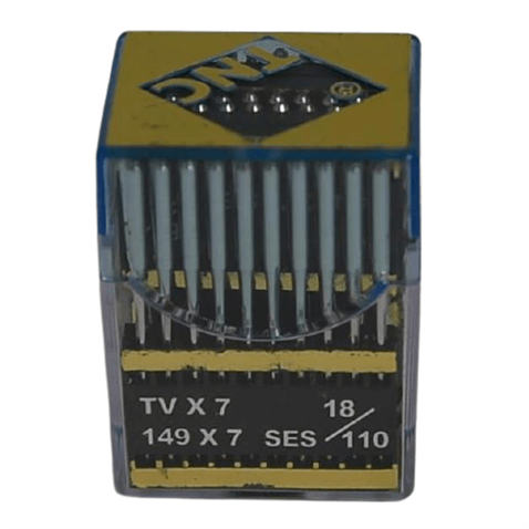 Kollu Yanmaz Dikiş İğnesi / TVX7(149X7) SES PVD 18/110 100ADET görseli 3