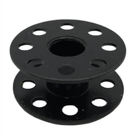 Düz Makine Metal Siyah Tırnaksız Masura / 270010 görseli 3