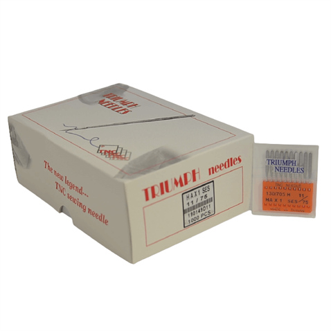 Ev Tipi Aile Dikiş Makinesi İğnesi / HAX1 SES 11/75 100ADET görseli 2