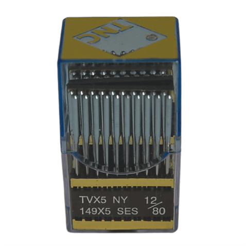 Kollu Kemer Yanmaz Dikiş İğnesi / TVX5(149X5) SES PVD 12/80 100ADET görseli 3