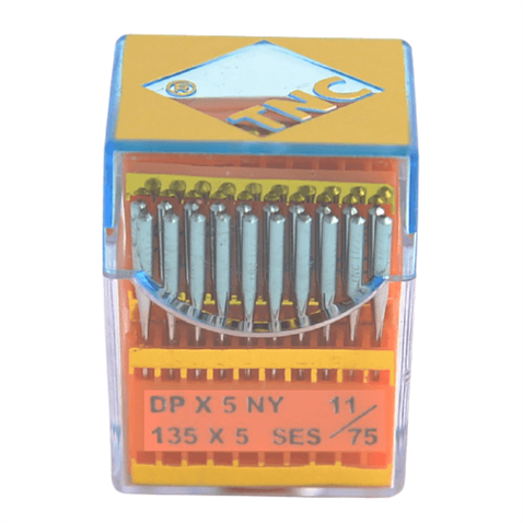 Düz Makine Kalın Dip Yanmaz Dikiş İğnesi / DPX5 SES PVD 11/75 100ADET görseli 2