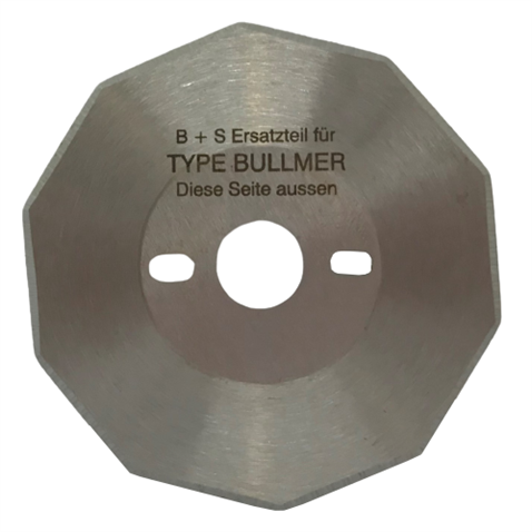Bullmer Kumaş Kesim Motor Yüksek Karbonlu 10 Köşe Hoogs Bıçak / 5478(604) HSS görseli 2