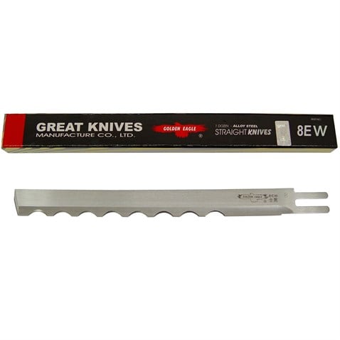 Dik Kumaş Kesim Motoru Dalgalı Bıçak / 8EW 12ADET görseli 2
