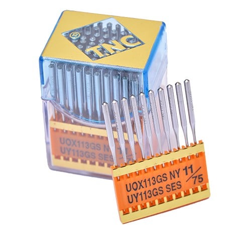 Lastik Yanmaz Dikiş İğnesi / UO113 PVD 11/75 100ADET görseli 2