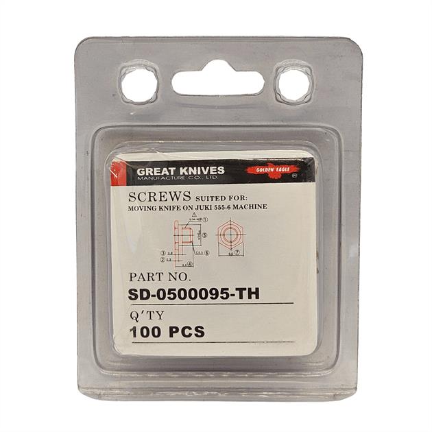 Juki Hareketli Bıçak Vidası / SD-0500095-TH 100ADET görseli 3