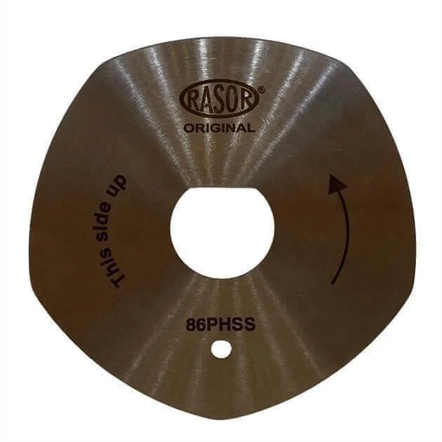 Yuvarlak Kesim Motor Yüksek Karbonlu 86mm 5 Köşe Bıçak / 86P HSS görseli 3