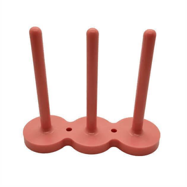 Dikiş Makinesi Mıknatıslı Masura Koyma Aparatı 3'lü Pembe Renk/ BD-0053 görseli 3