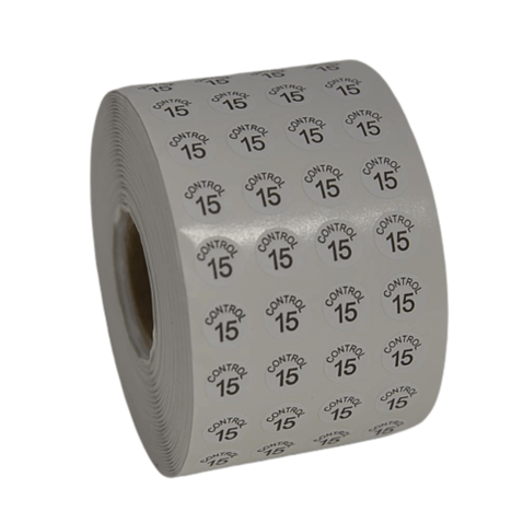 Etiketleme Makinesi Kontrol Etiket 15 No (5 Rulo 50.000 Adet) görseli 3
