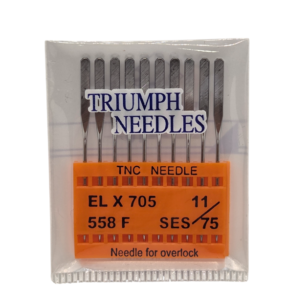 Ev Tipi Overlok Dikiş Makinesi İğnesi / ELx705  11/75 10Adet görseli 3