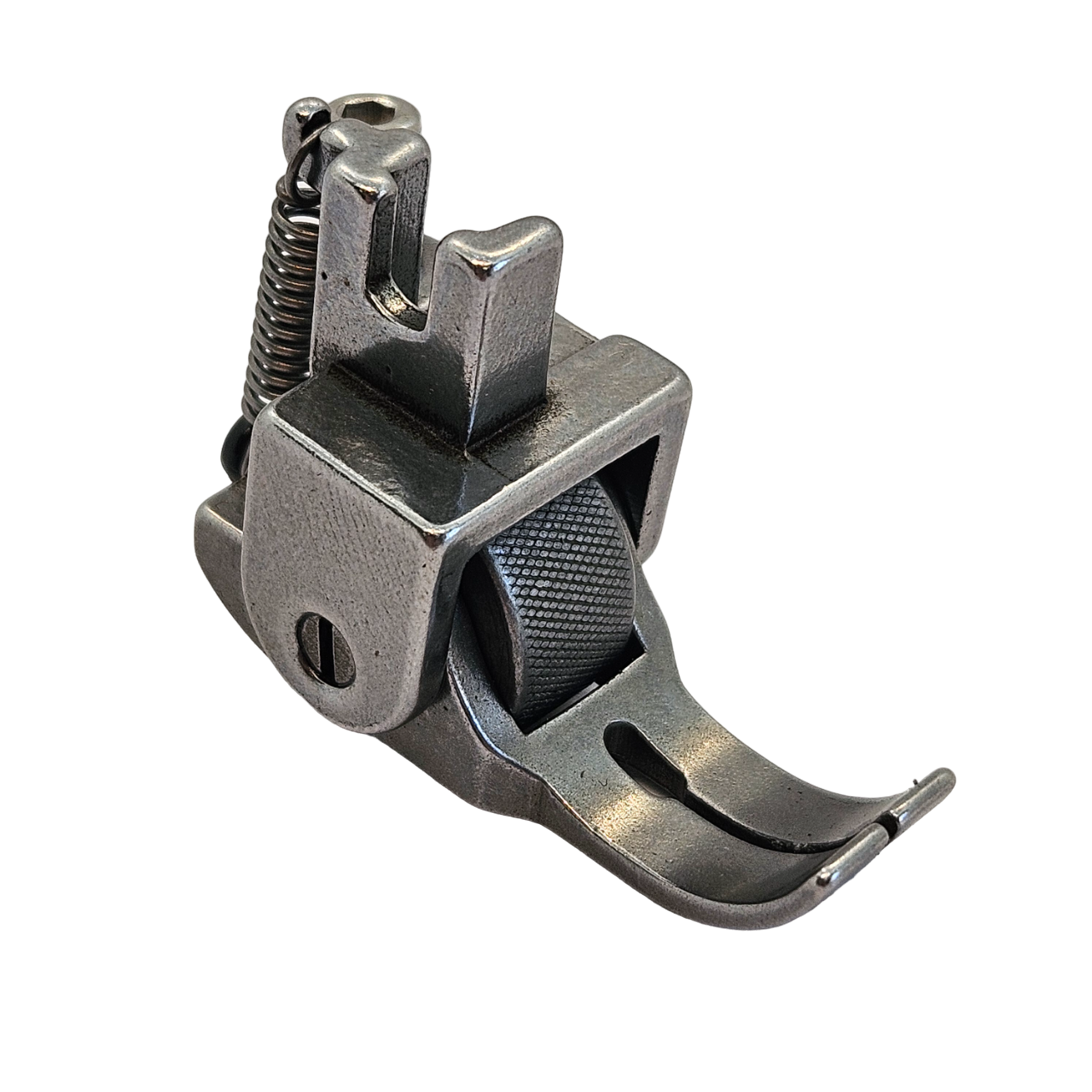 Düz Makine Mont ve Ceket Metal Tırtıllı Rulmanlı Teker Dar Ayak / JY314 görseli 1