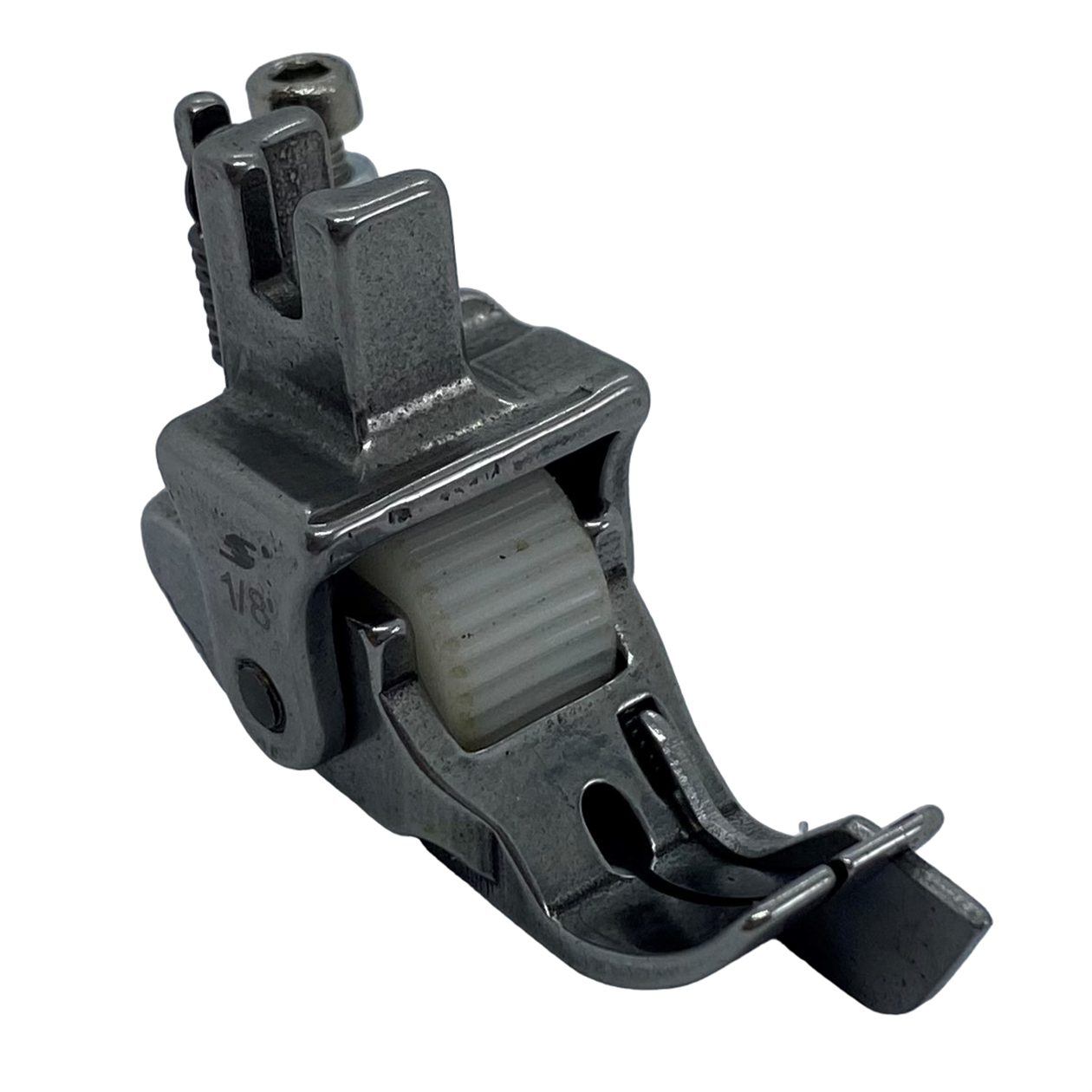 Düz Makine Sp-18 Model Tırnaklı Çima Beyaz Teker Ayak / HS-GL04 1/8 görseli 1