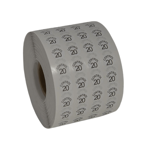 Etiketleme Makinesi Kontrol Etiket 20 No (5 Rulo 50.000 Adet) görseli 2
