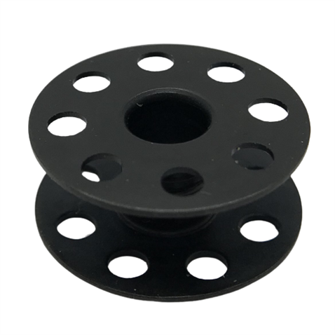 Düz Makine Metal Siyah Tırnaksız Masura / 270010(2HB) görseli 2