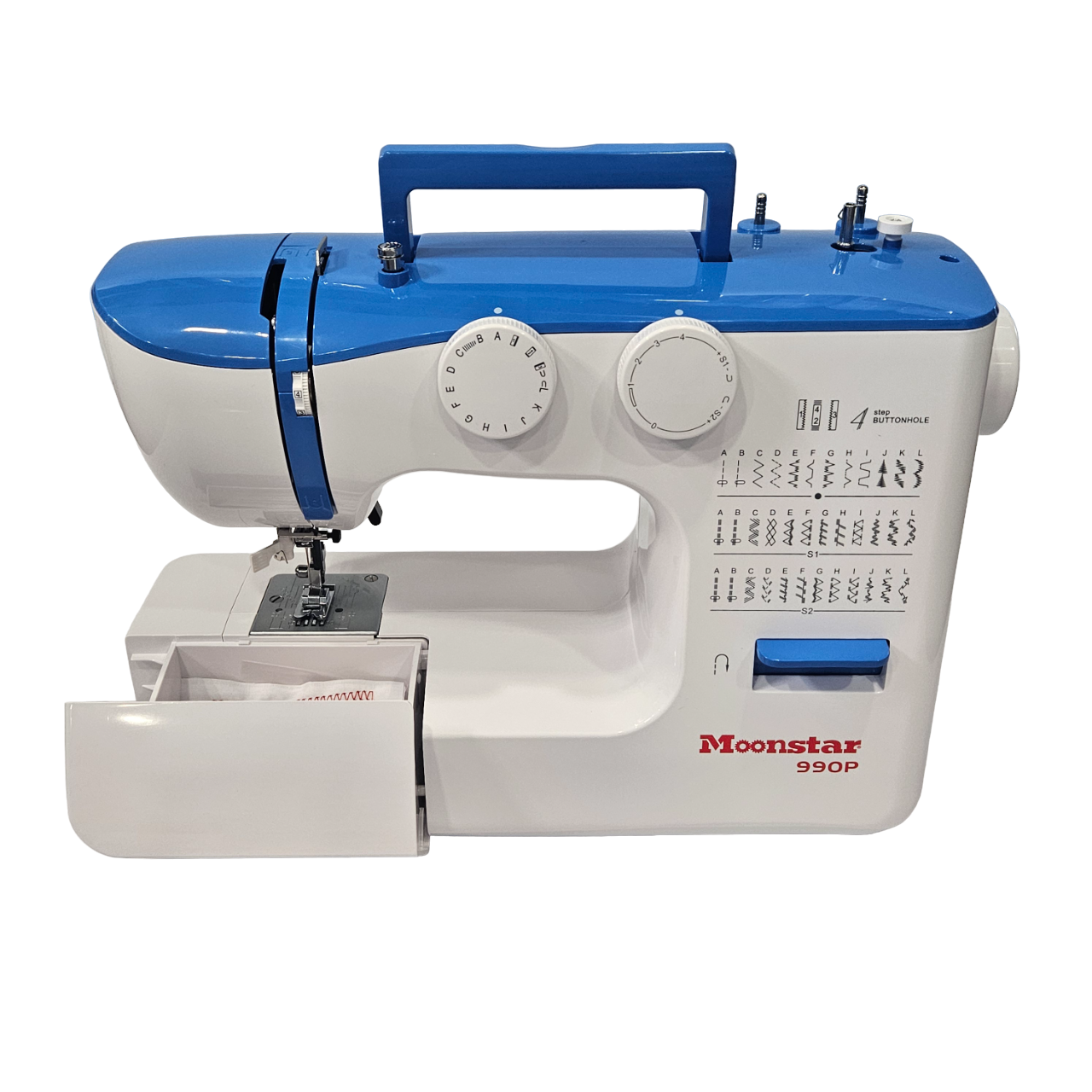 Ev Tipi Düz Dikiş Makinesi 36 Desenli Mavi / Model 990P görseli 3