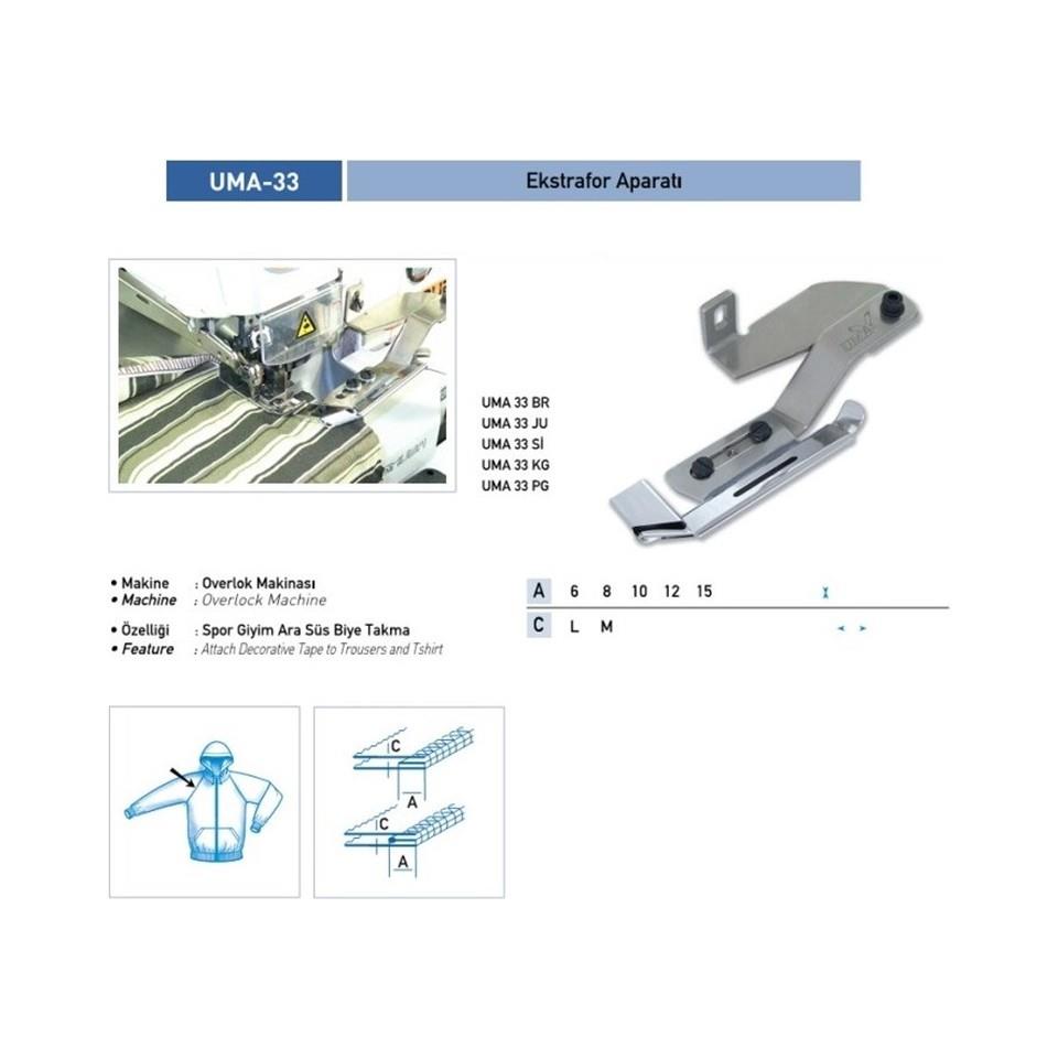 Overlok Fitilli Arabiye Apara 20mm / UMA-33