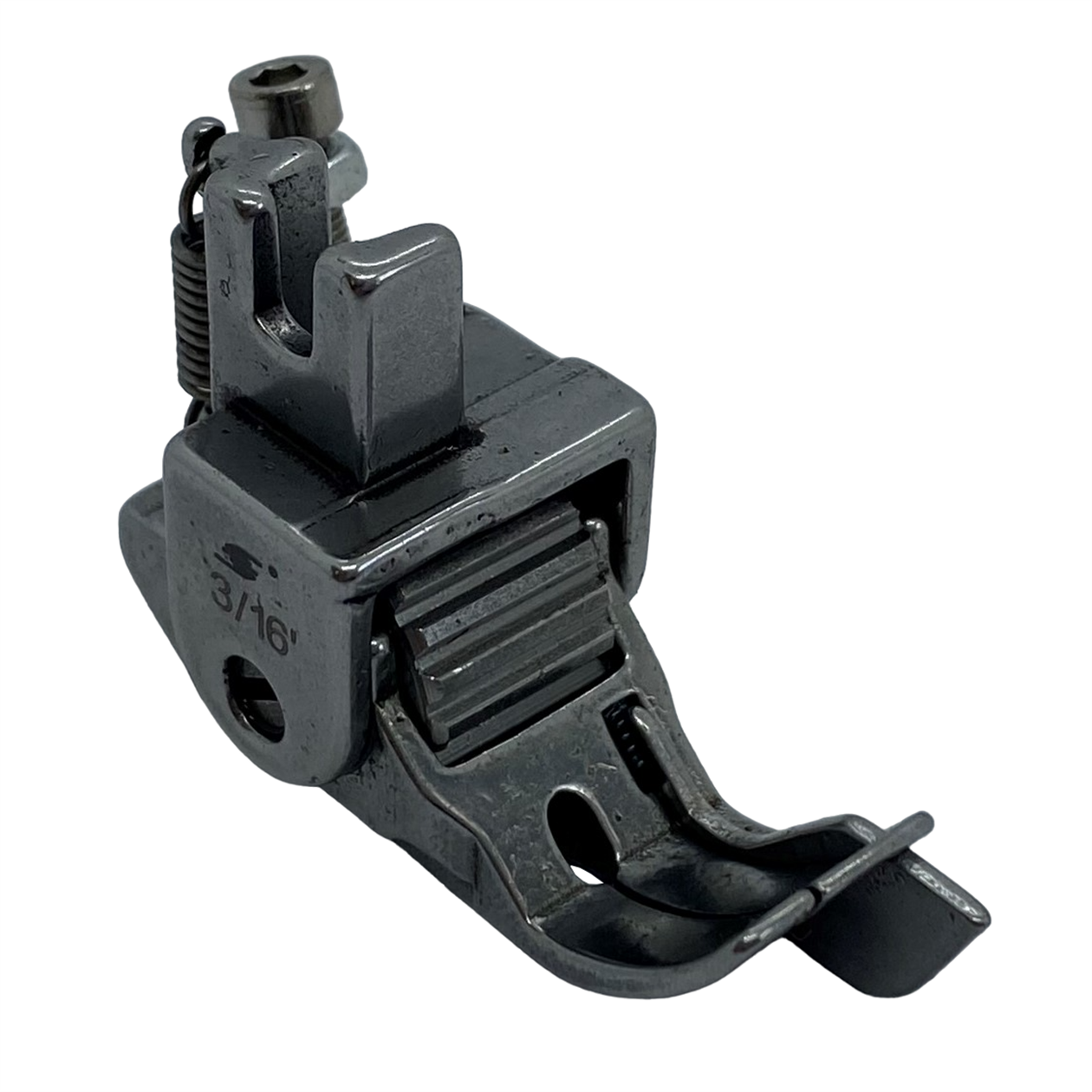 Düz Makine Sp-18 Model Tırnaklı Çima Metal Teker Ayak / HS-GL04 3/16 görseli 1