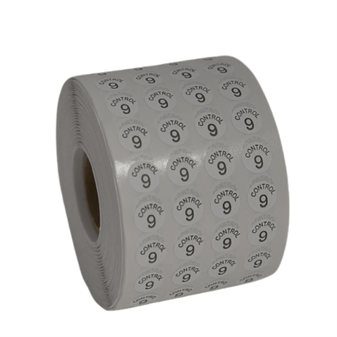 Etiketleme Makinesi Kontrol Etiket 9 No (5 Rulo 50.000 Adet) görseli 2