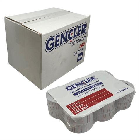 Etiketleme Makinesi Market Tipi Etiket 96Adet görseli 3