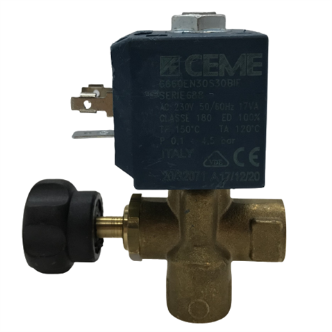 Ütü Solenoid Valf 1/4 (Ayarlı) / 6660 (TY 7000/G) görseli 2