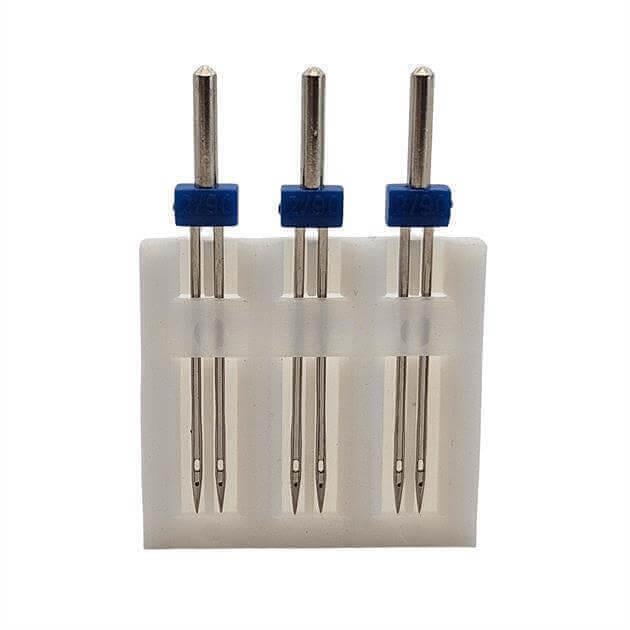 Ev Tipi Aile Dikiş Makinesi Çiftli Dikiş İğnesi / 130/705 H ZWI 2.0/90 3 Adet görseli 3