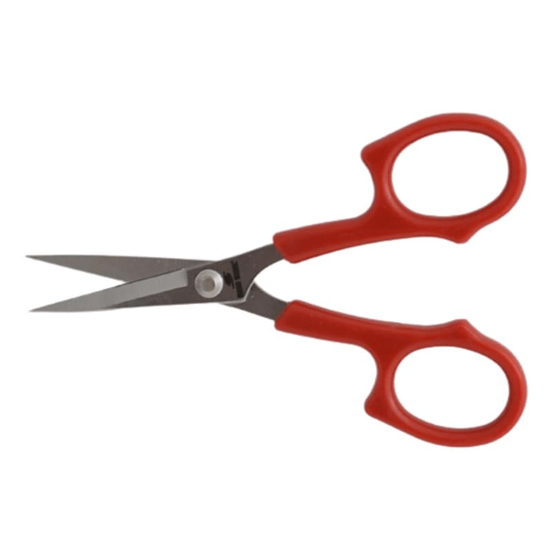 Plastik Saplı Düz Nakış Makası (5.12 inç - 130mm) / HS-1553